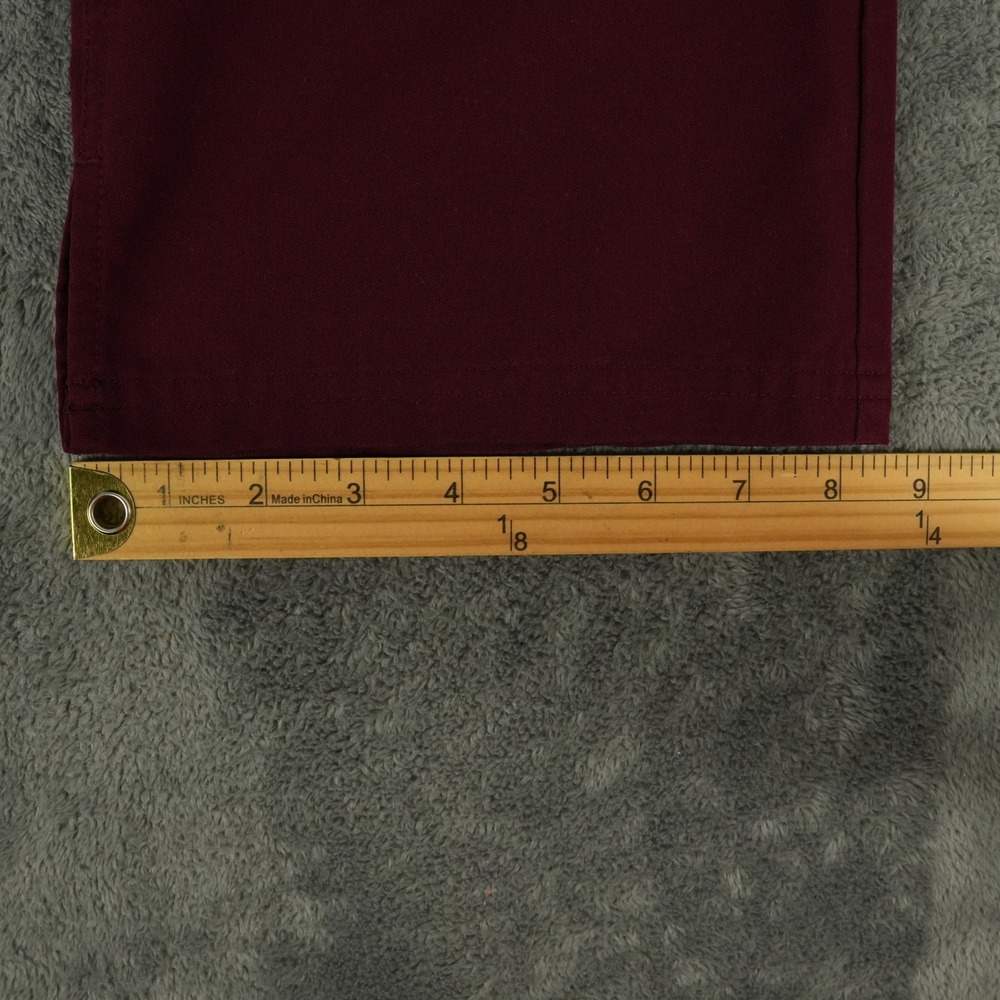 FIGS Kade Straight-Leg Scrub Pant Womens Large Tall Burgundy Medical T21004T - Picture 9 of 11